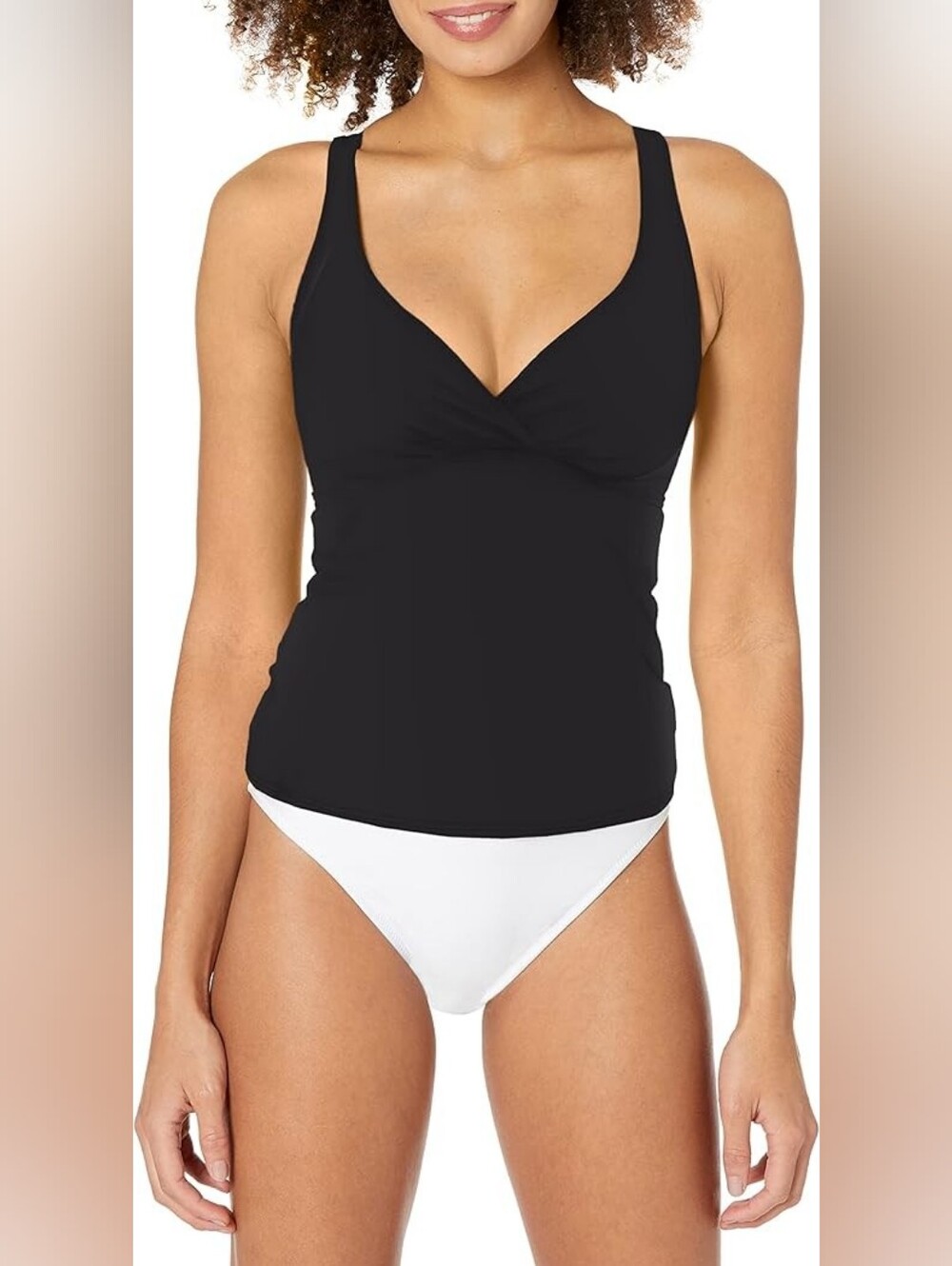 NWT prAna D cup Kayana Tankini, Black 32D/XS
